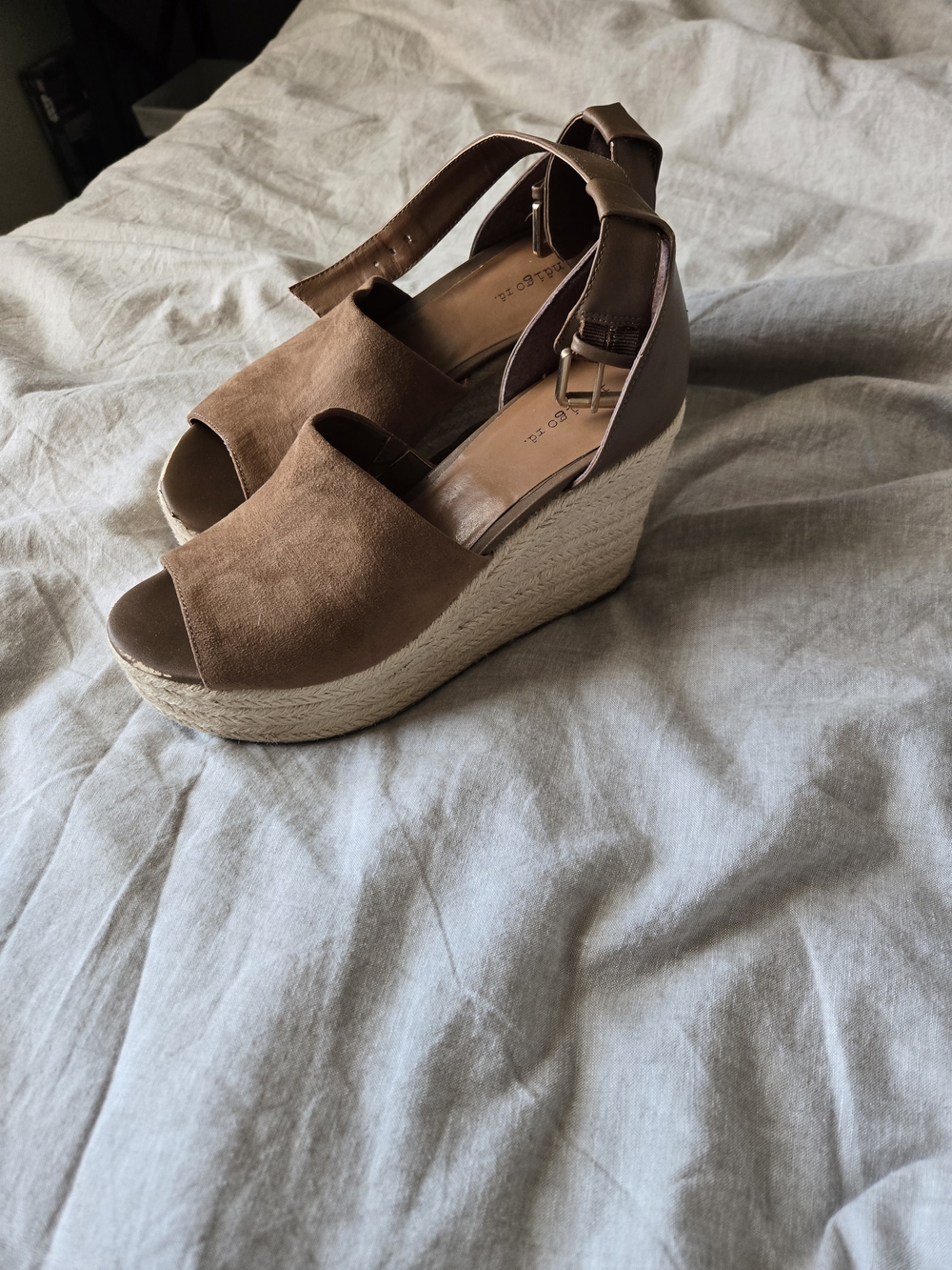 Women’s Espadrille Wedge Sandals - Brown
